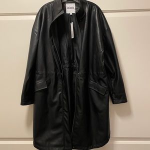 Black Faux Leather BB Dakota Jacket!